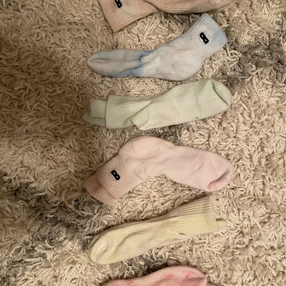 Tie dye infinity crew socks